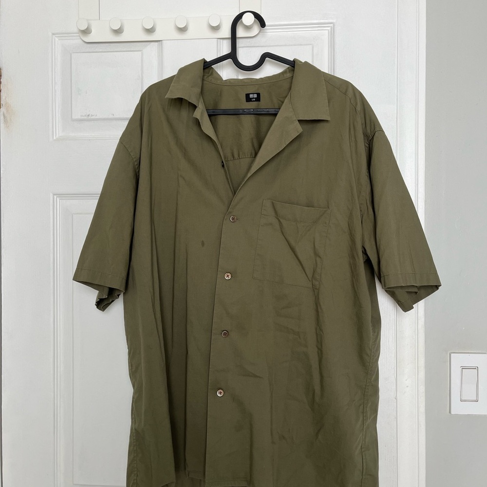 Uniqlo Khaki Casual Shirt
